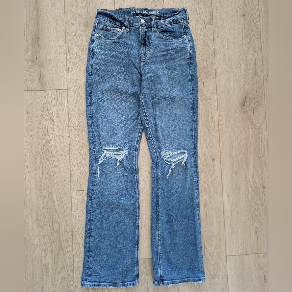 American Eagle Stretch High Rise Boot Cut Jeans